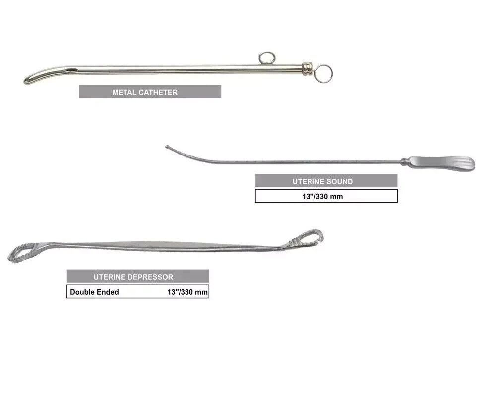 Gynecology Surgical Instrument Set of 3