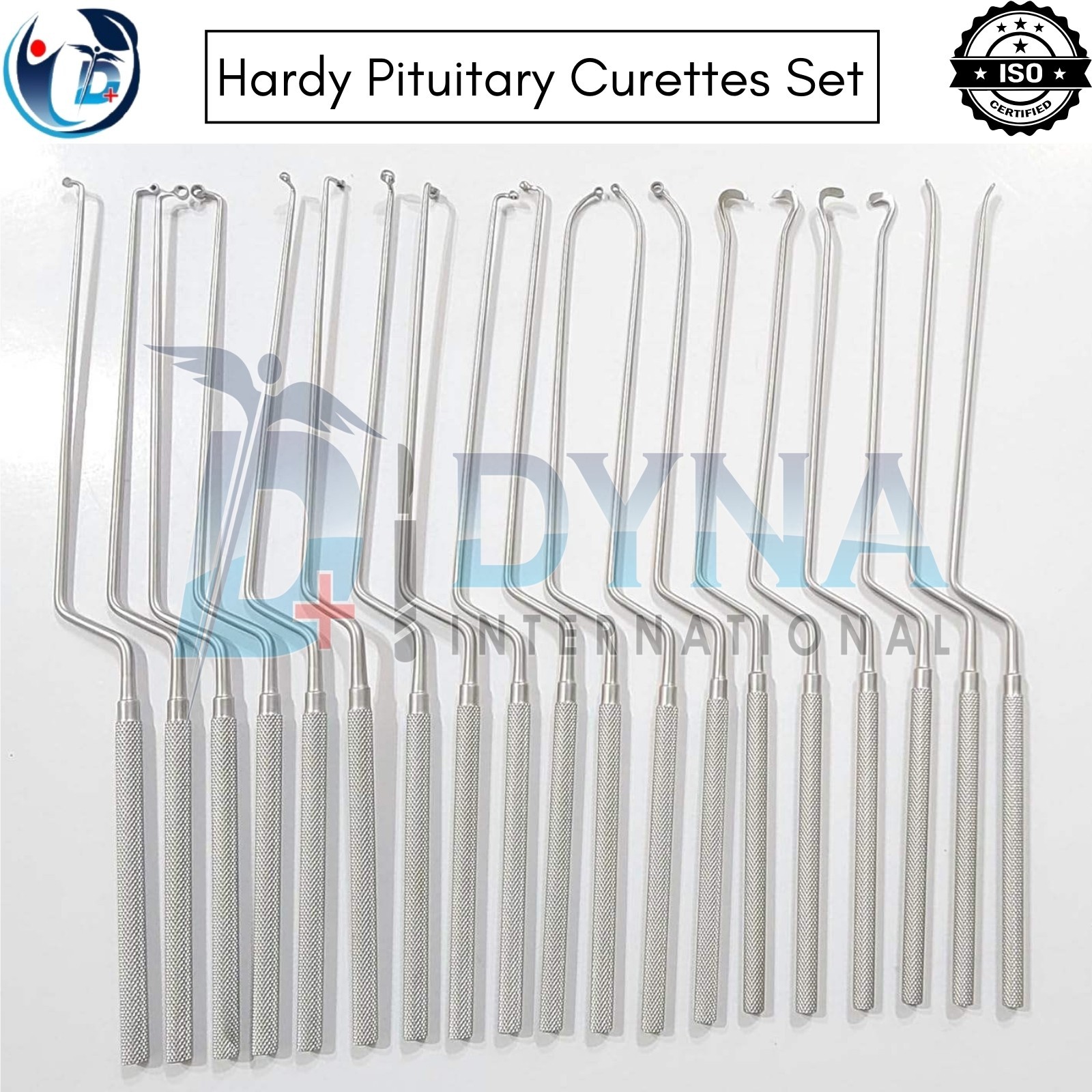 Hardy Pituitary Neuro Curettes Set Of 16 Surgical Instruments Transsphenoidal CE