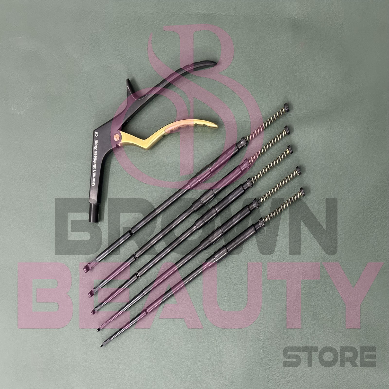 Interlaminar Kerrison Rotating Rongeur Set Spine Surgery Orthopedic Instruments