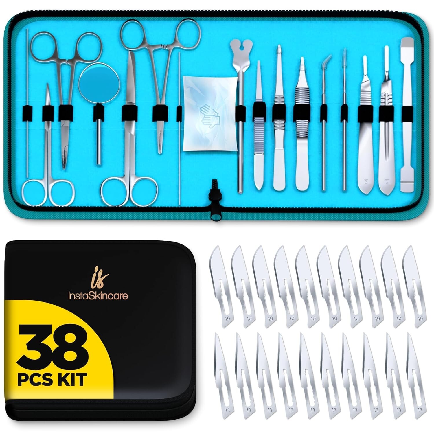 Dissection Practice Anatomy Kit for Students and Professionals Biology Lab 20Pcs