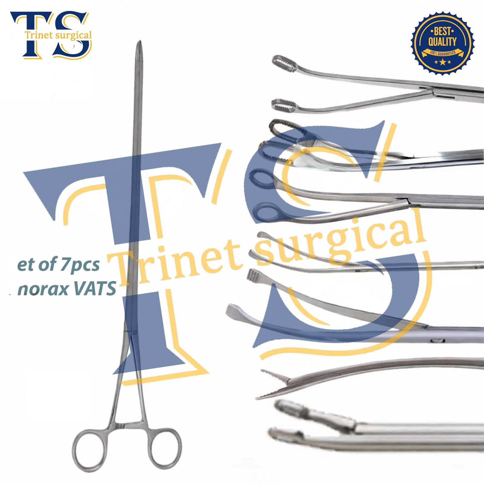 New Set of 7pcs Thorax VATS instruments A + quality Surgical Instrument