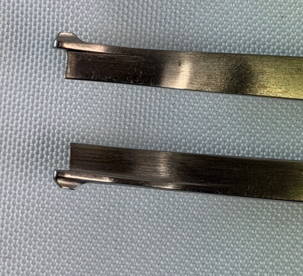Pair of Bausch & Lomb Storz N4366 & N4367 Anderson-Neivert L&R 4mm Osteotome ENT