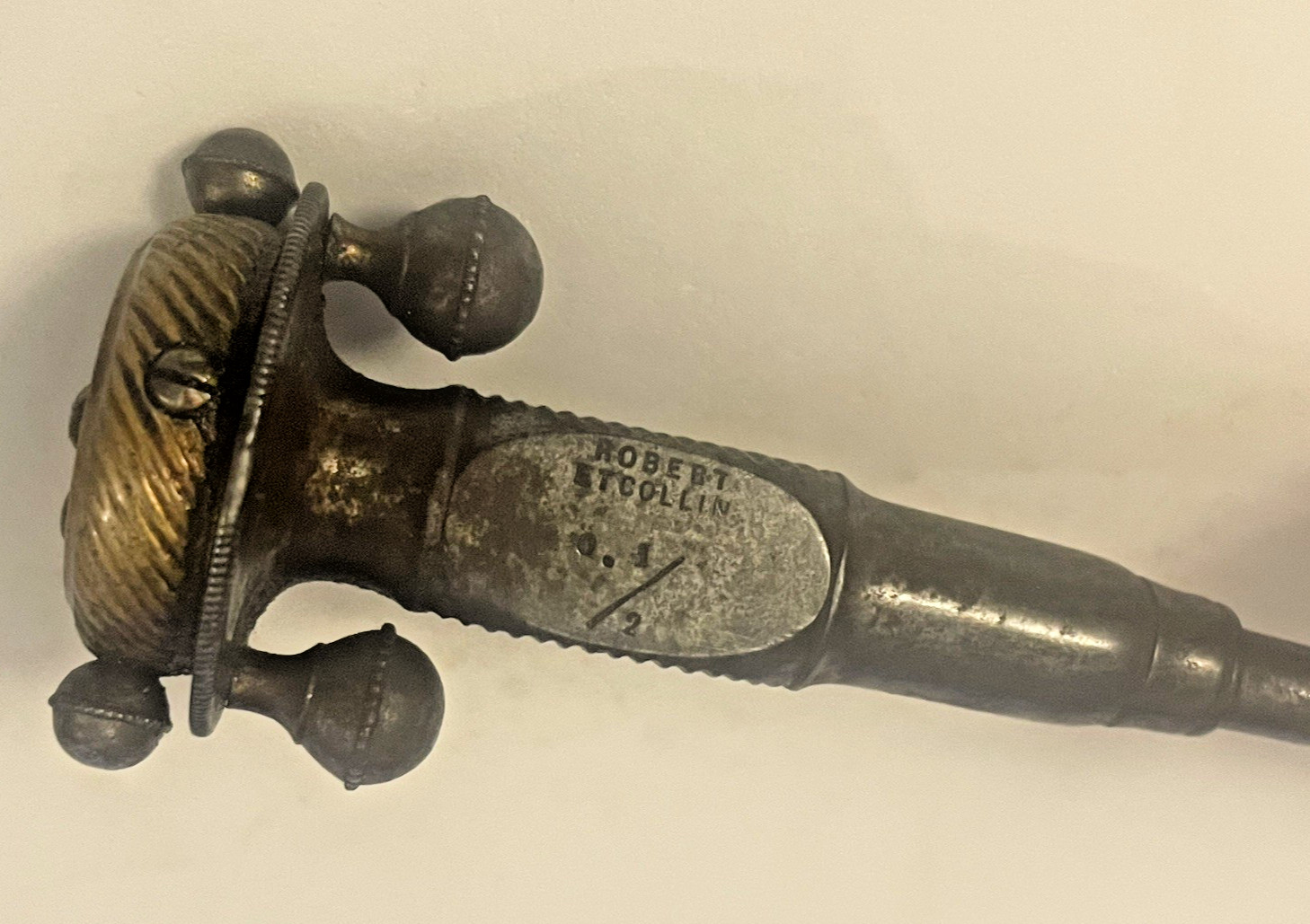 RARE ROBERT ET COLLIN & CIE Paris FRANCE 1/2 1860’S SURGICAL Instrument 12″🌺🌺