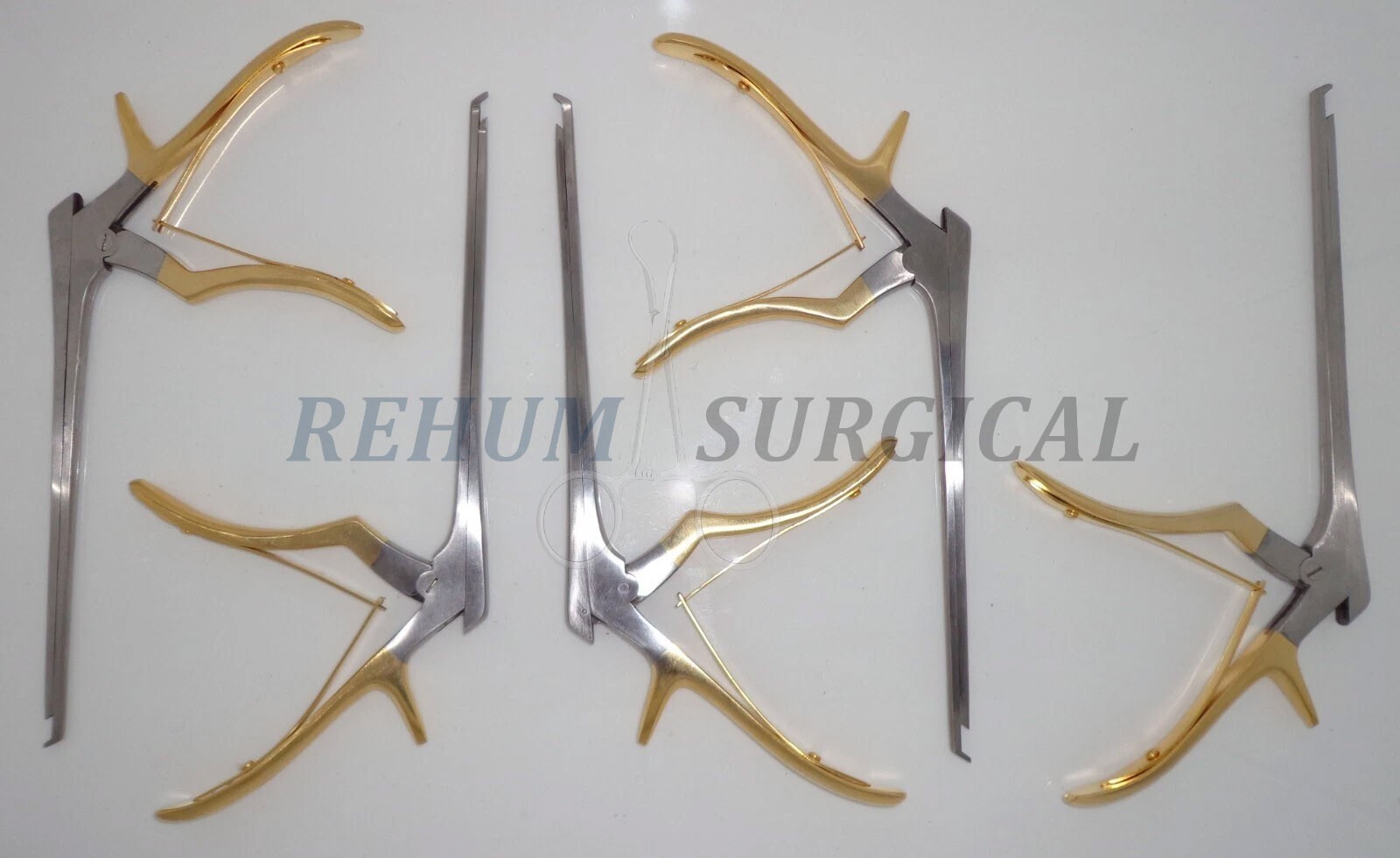 Kerrison Rongeurs 7 inch of 5 Pieces (1 to 5mm) Cervical Orthopedic Complete Kit