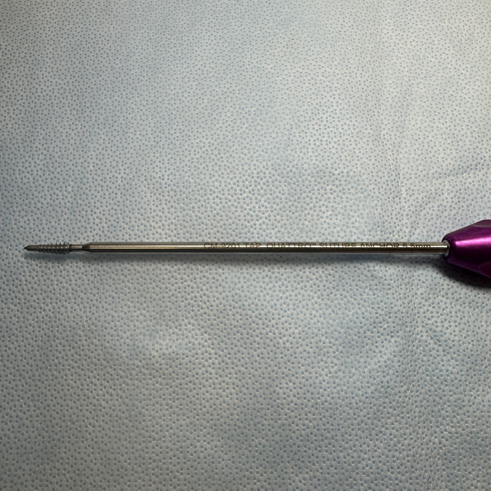 Zimmer BIOMET Cayenne Medical CM-9201 Tap – for 5.5 mm Quattro X Suture Anchor