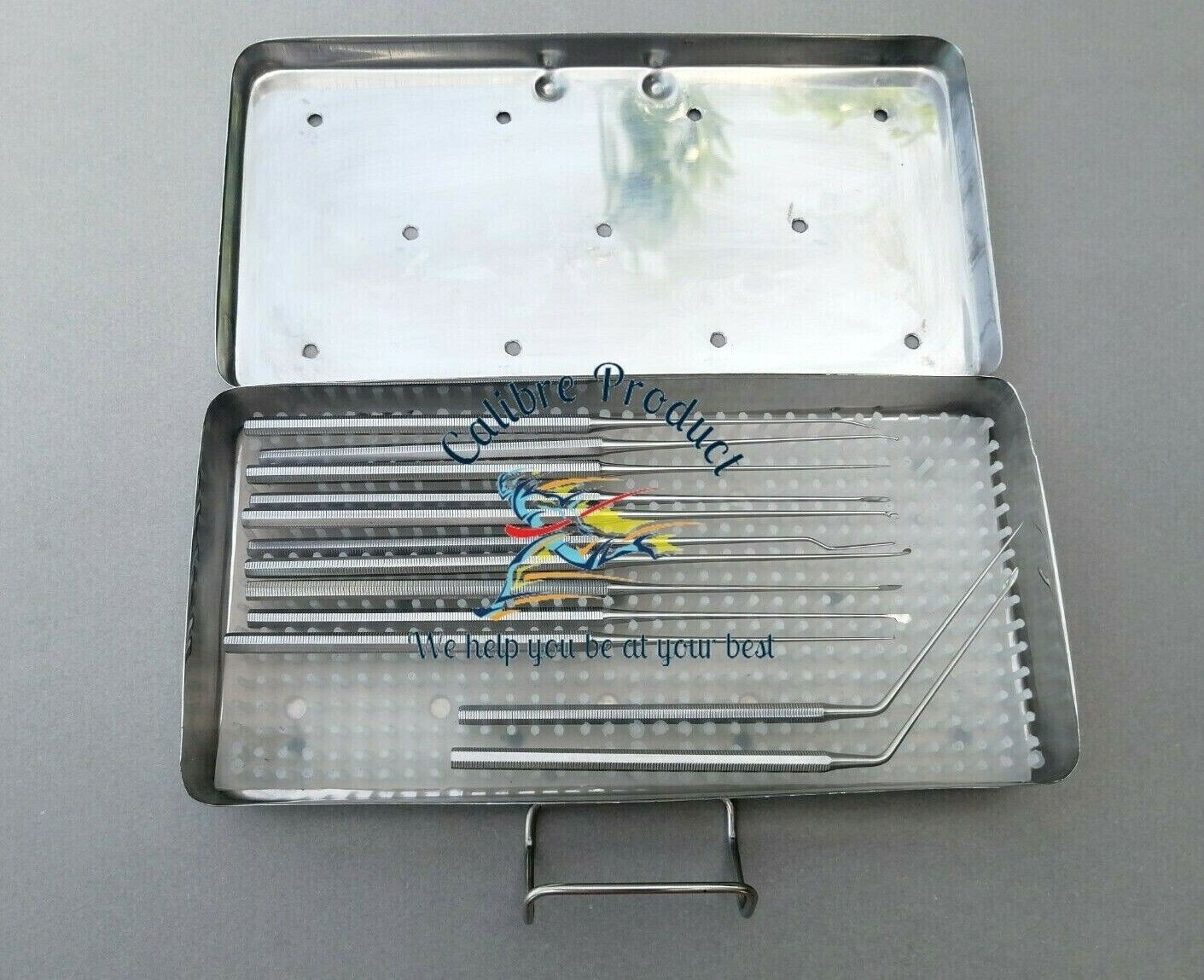 Micro Repositor Shea Ear Operation Set With Sterlize Box of 12 Pcs