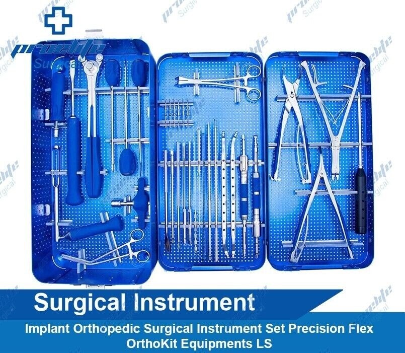 Implant Orthopedic Surgical Instrument Set Precision Flex OrthoKit Equipments LS