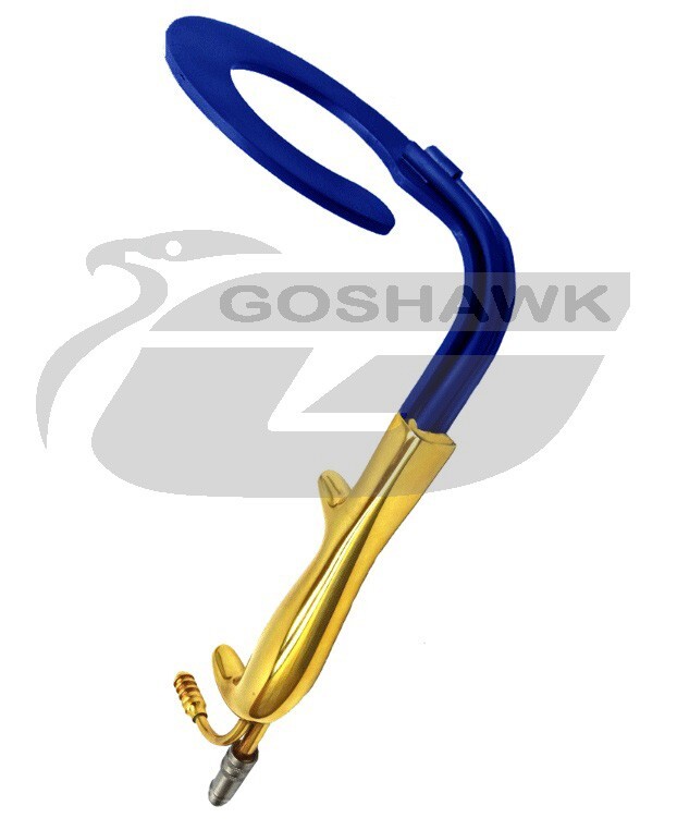 BREAST SURGERY FIBER OPTIC C Circular Ring Breast Retractor With Blue colour CE