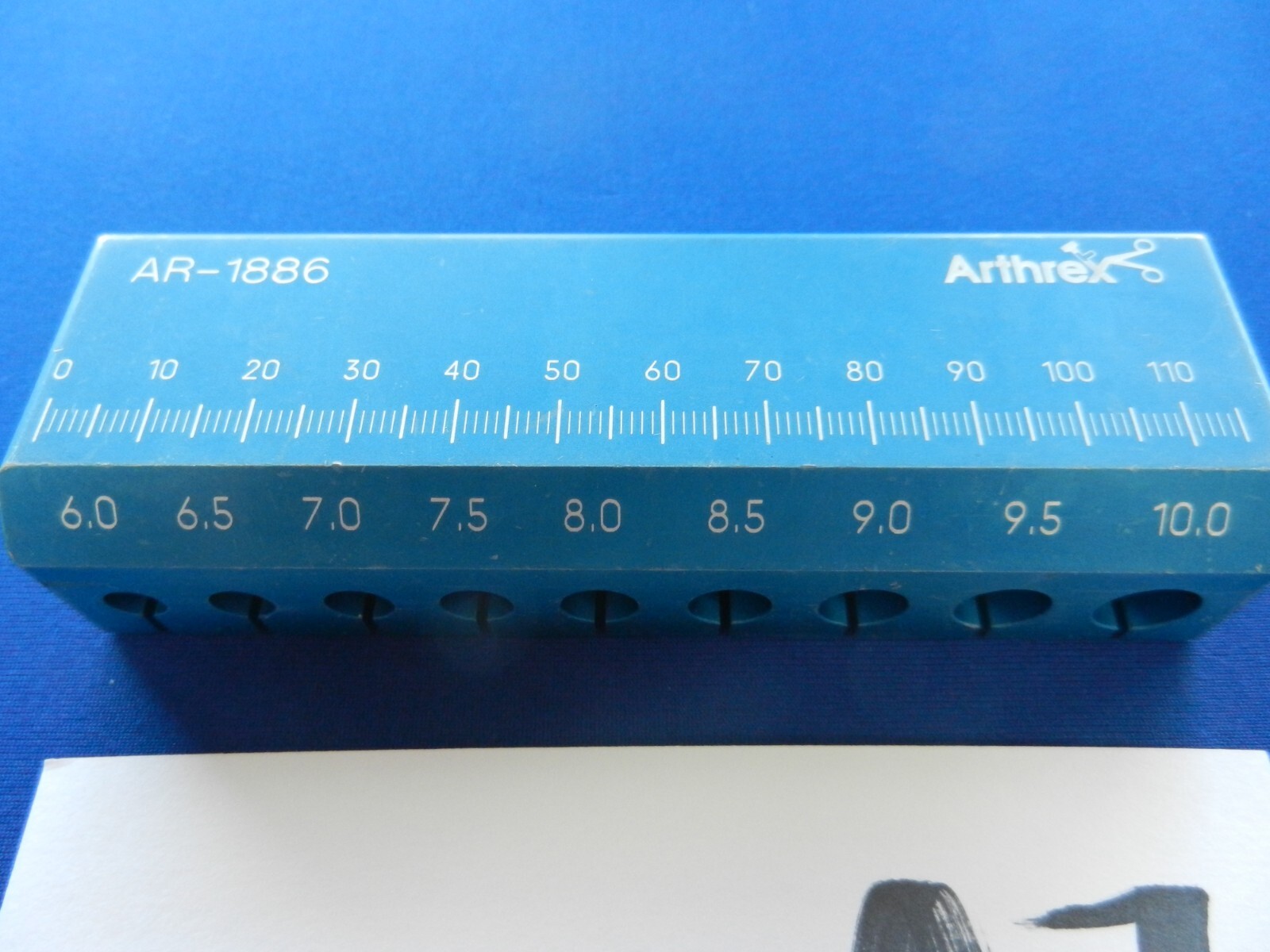 E5807 Arthrex AR-1886 Graft Sizing Block 4.5-12mm Holes