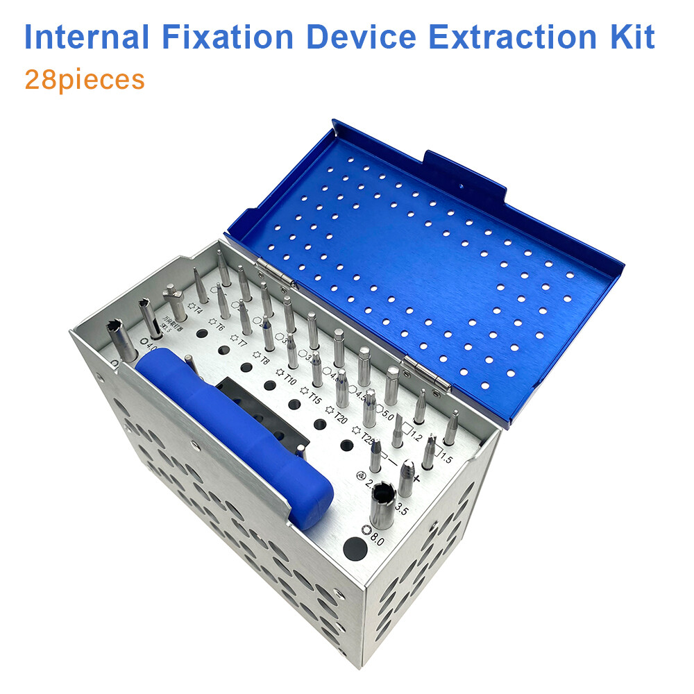 Internal Fixation AO Removal Instrument Broken Nail Screw Extractor Set