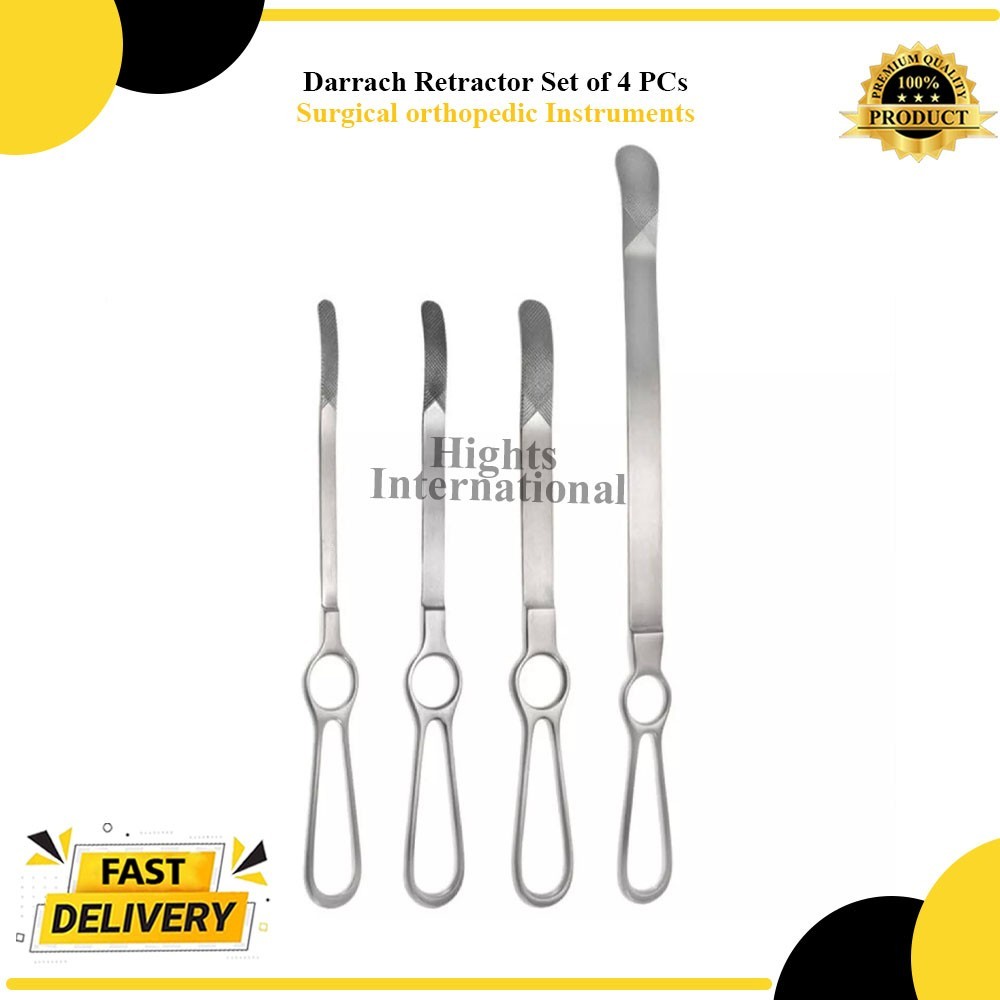 Darrach Retractor Set of 4 PCs Surgical orthopedic Instruments