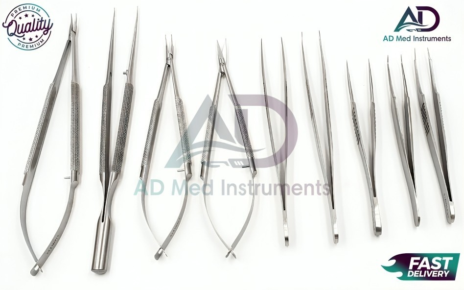 MICROSURGERY INSTRUMENTS Training Set – Premium Quality Surgical Instruments