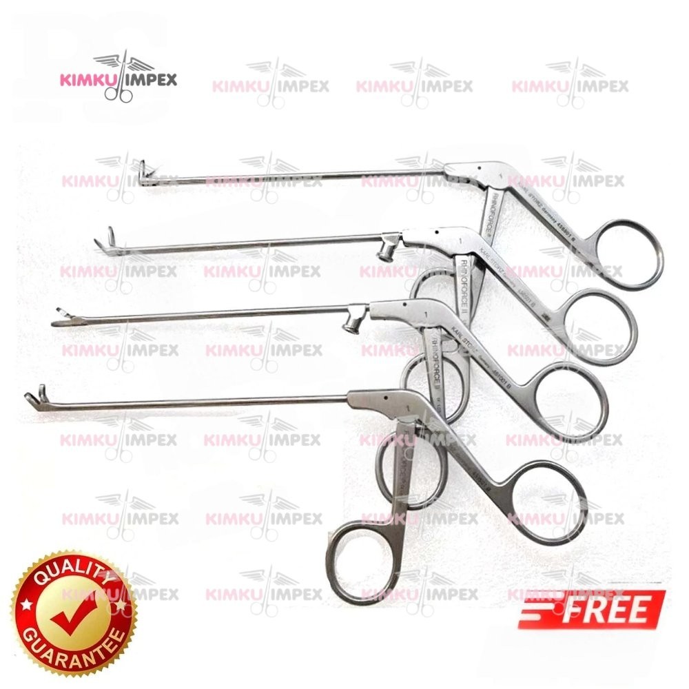 Set of 4pcs Rhinoforce Blakesley Nasal Forceps surgical instruments
