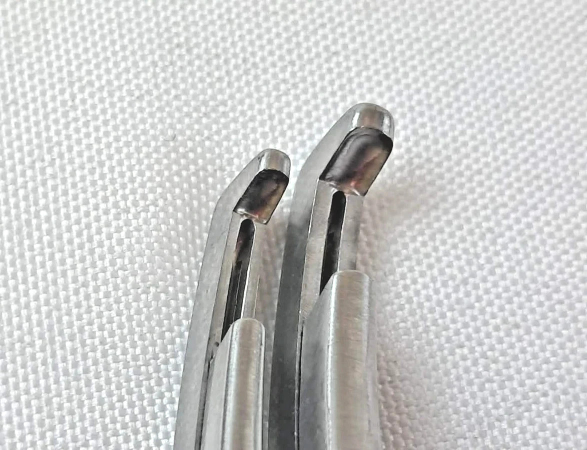 2pc Kerrison Rongeur Set 2mm 3mm 40° Up Bite 8″ V Mueller Spurling Neurosurgical