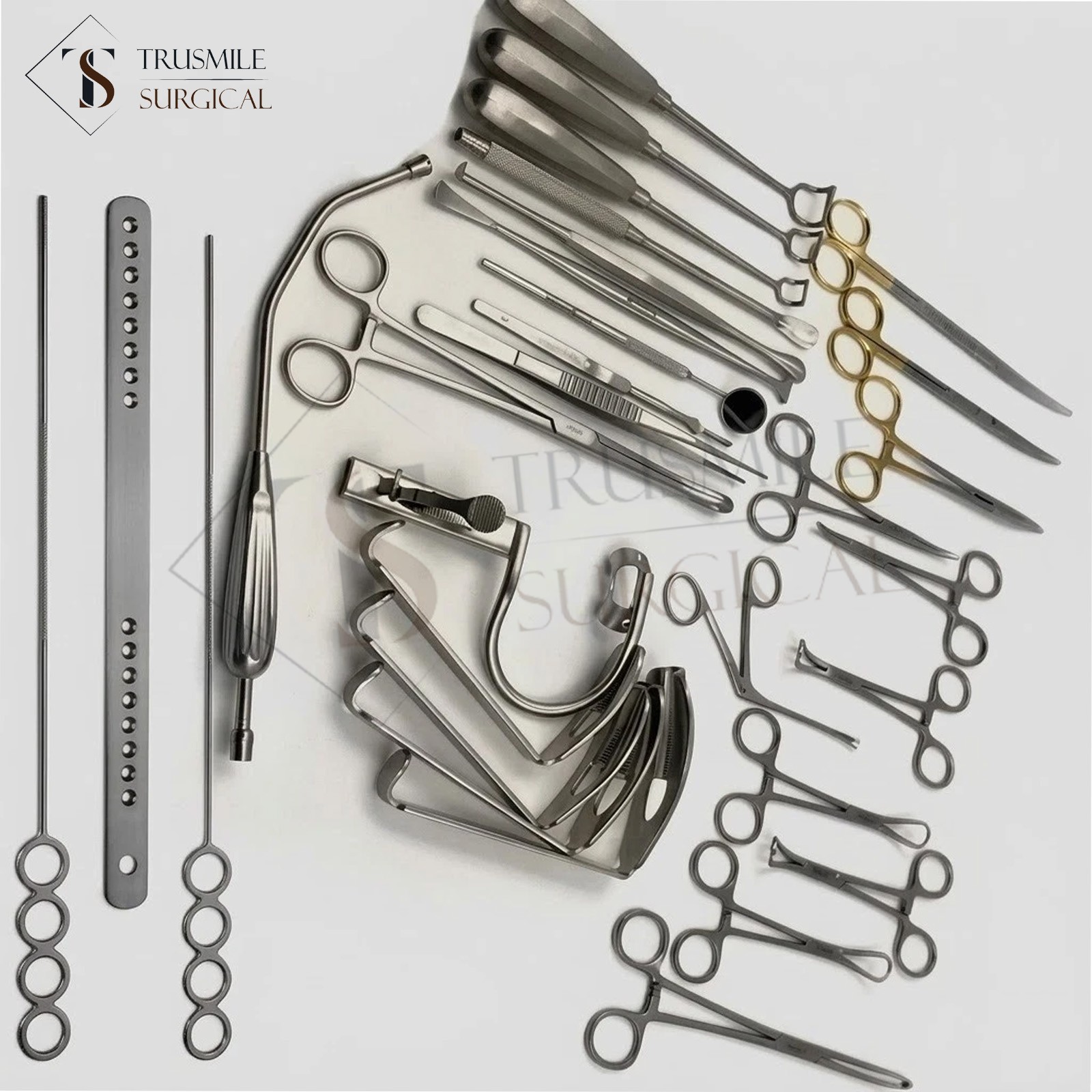 Tonsillectomy & Adenoidectomy Surgical Instruments Set 30 Pcs ENT Surgery Kit