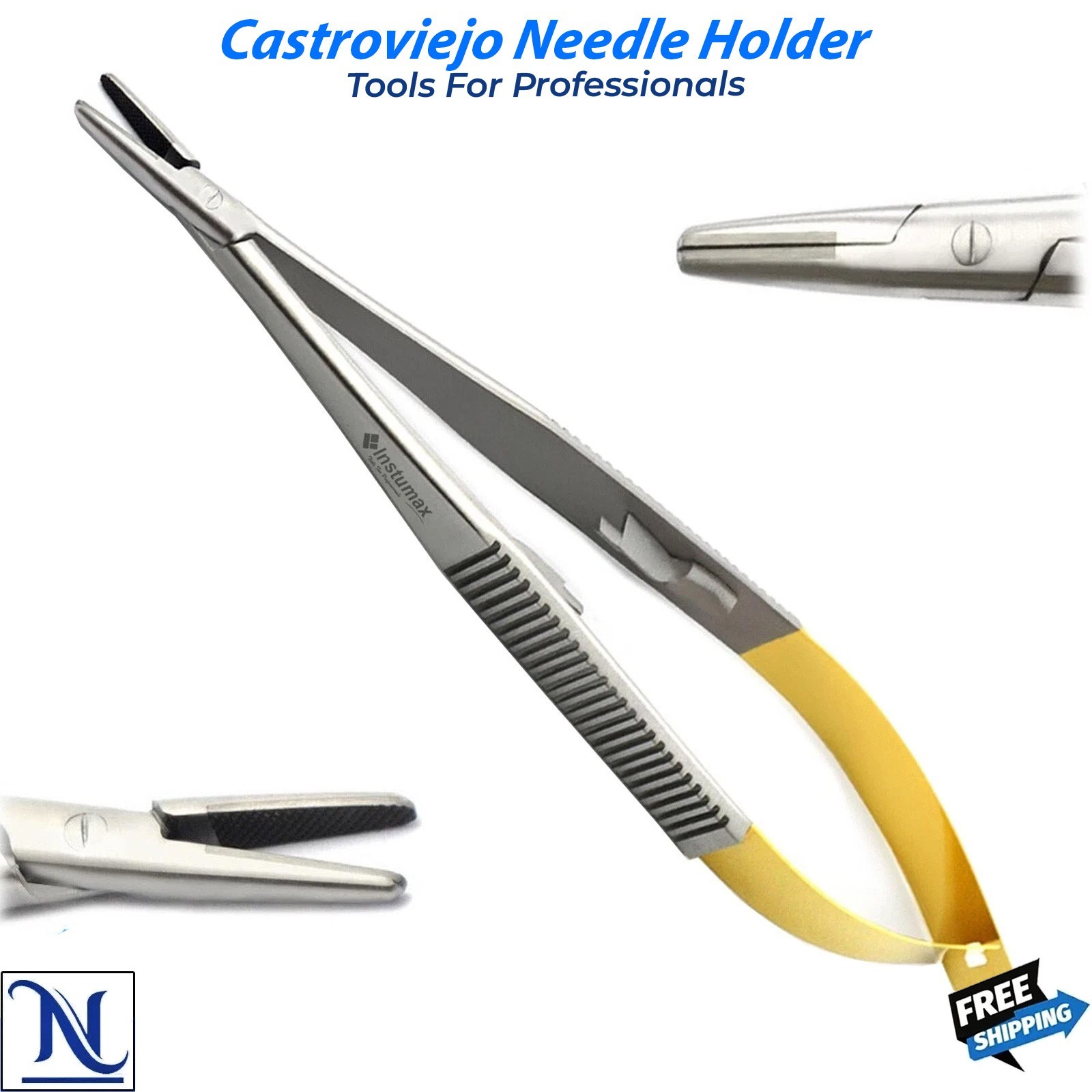 Suturing & Dressing Kit – Castroviejo, Mathieu Needle Holder & Mosquito Forceps