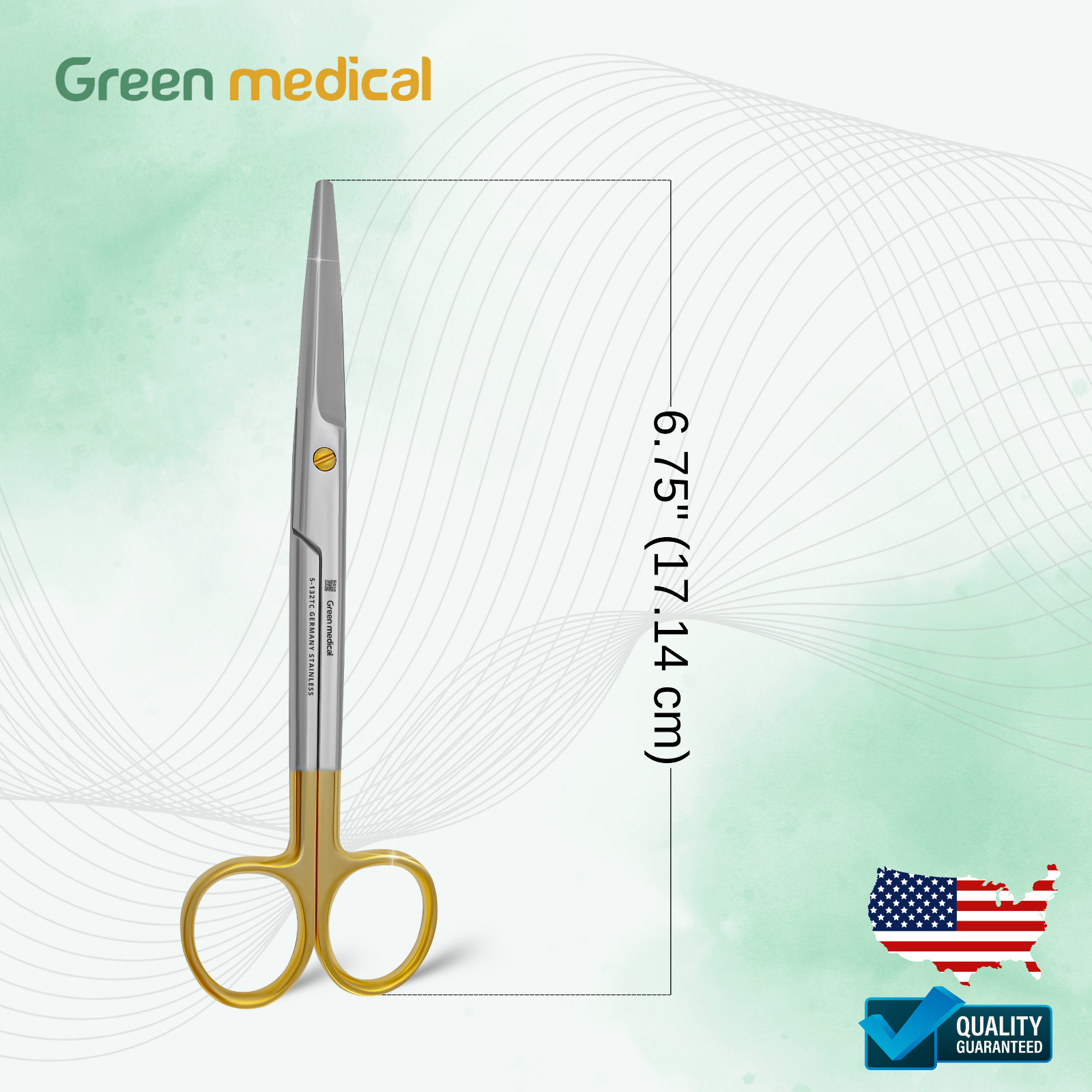 TC Mayo Scissor Straight 6.75″ Surgical Medical Instrument German Grade