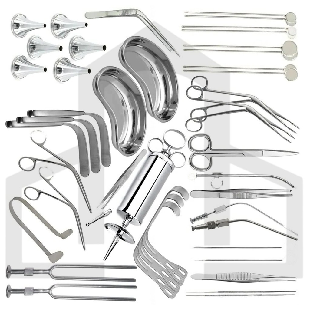 Ent Examination Set for Inspection of Ear Nose & Throat 39 Pcs