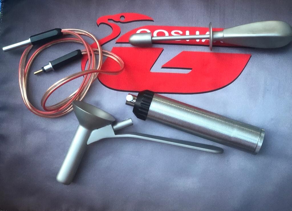 KELLY Hemorrhoid Proctoscope with Light Source Anoscope Rectal Proctoscope