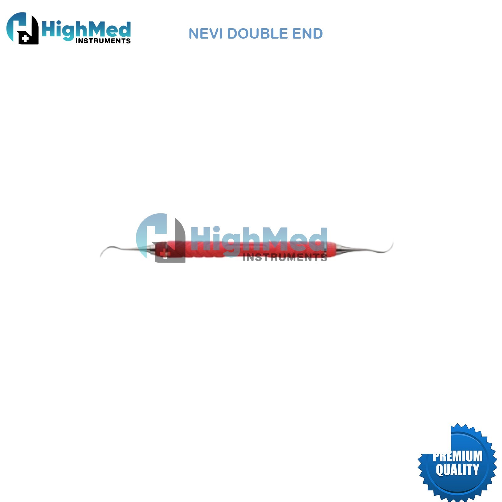Hu-Friedy SCNEVI4C8E2 EverEdge 2.0 Nevi Double End #4 Sickle Scaler #8 Handle