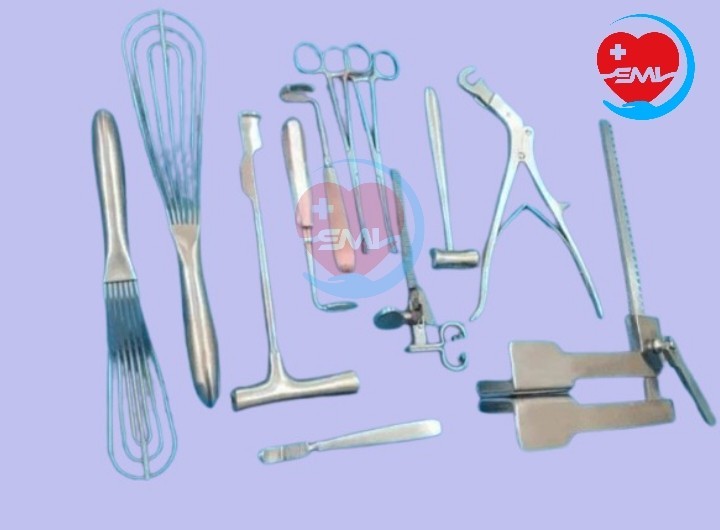 Basic Thoractomy Surgery Instruments Set