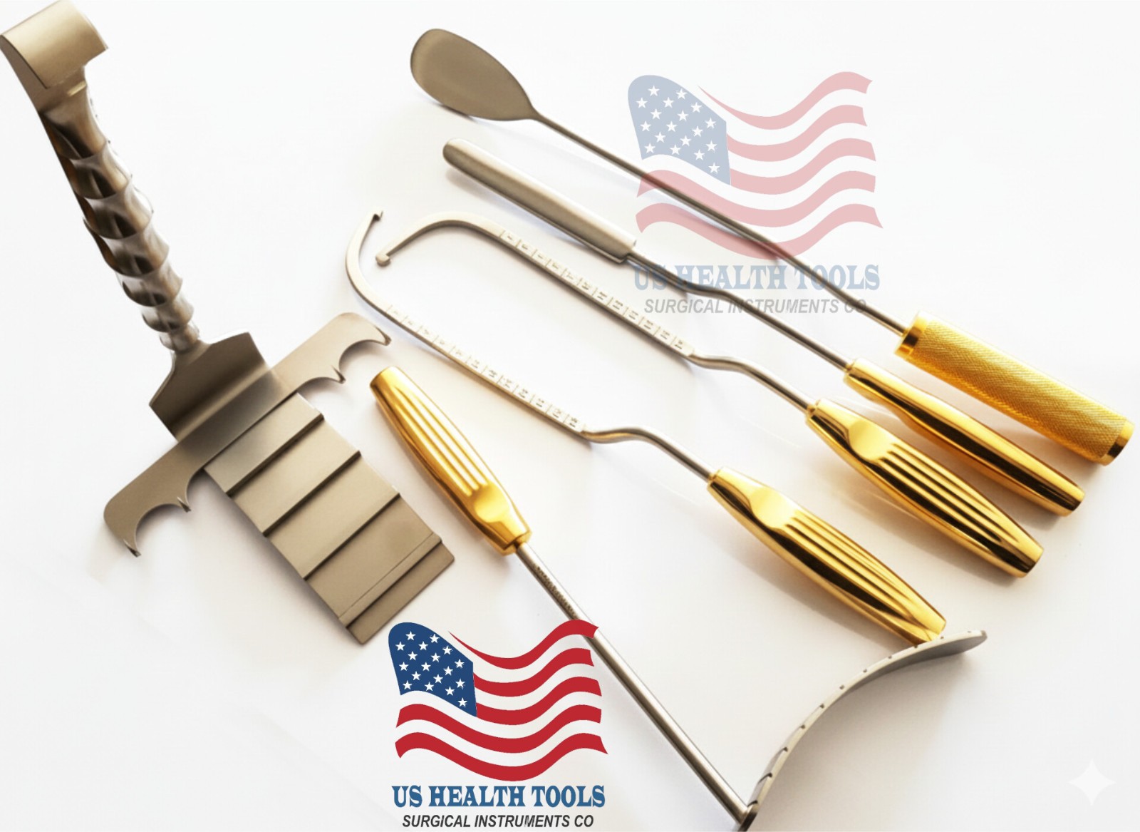 Abdominoplasty Retractor & Breast dissector Set of 6 Pcs,Brest instruments