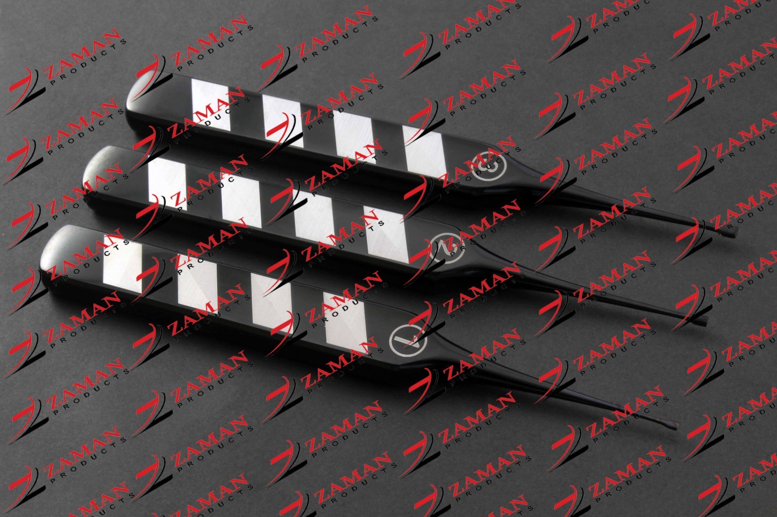3PCs Crown & Bridge Removal ,Dental Crowns With Black Coating By Zaman Products