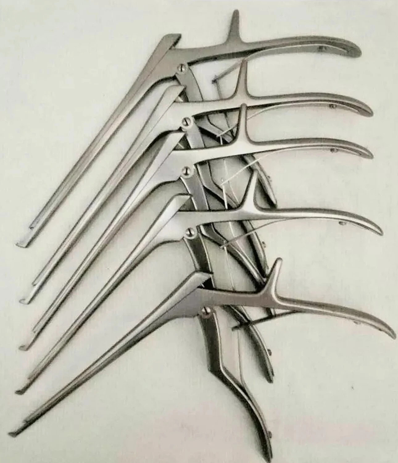 Set of 5 PCs Kerrison Rongeurs 8″ 1,2,3,4,5mm Cervical Orthopedic Instruments