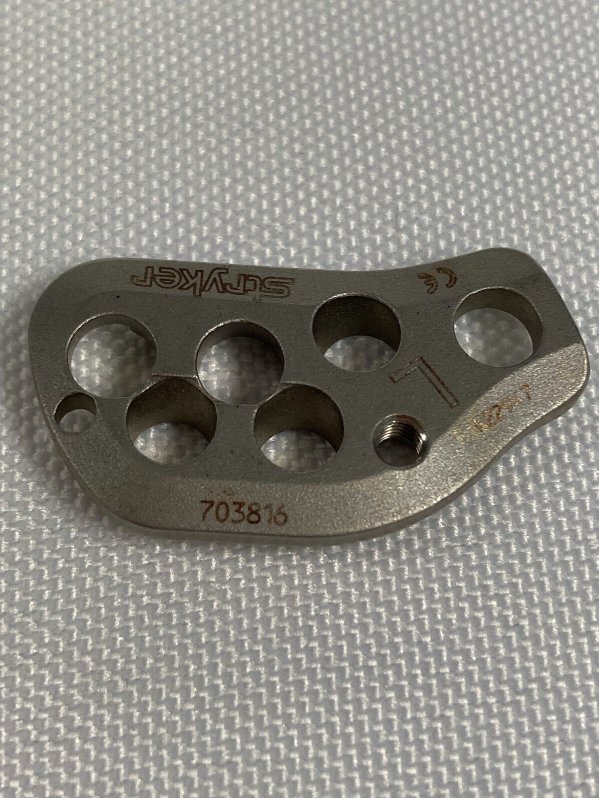 Stryker 703816 VariAx Clavicle Left Aiming Blocks Superior Lateral Ortho Trauma