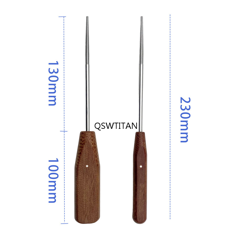 Orthopedic Bone Rasp Bone File Trochlea Rasp Bone Grind Wooden handle Surgical