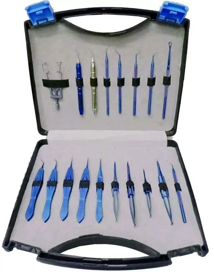 Ophthalmic Cataract /Phaco Surgery Set Titanium 18 Pcs