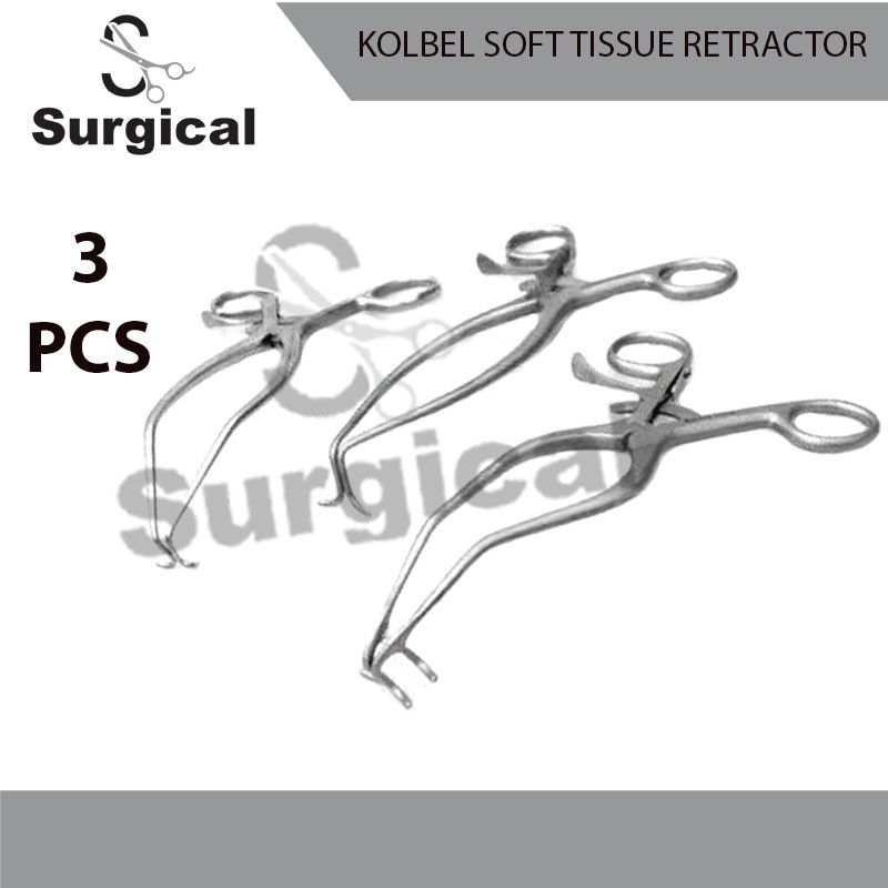 Set of 3 PCs | Kolbel Soft Tissue Retractors | Surgical Orthopedic Instruments