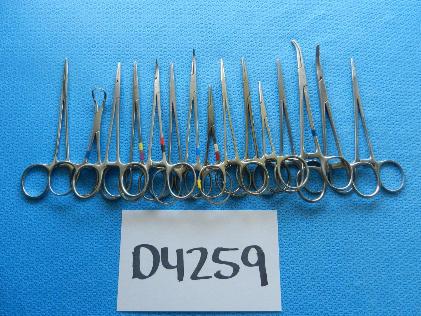 D4259 Jarit Pilling V. Mueller Surgical Forceps Lot Of 15