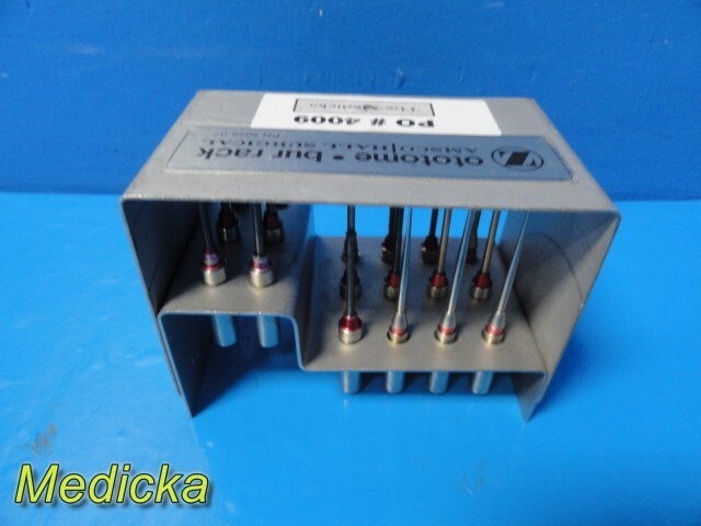 Zimmer Amsco 5056-11 & 5056-05 Ototomes W/Ototome Assorted Burrs & Rack ~ 31674