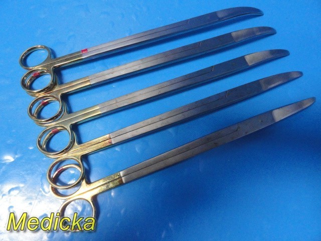 5x Hayden ZBSC-30 Z-Best Parametrium Scissors 12″ | 30cm TC Serrated ~ 39546