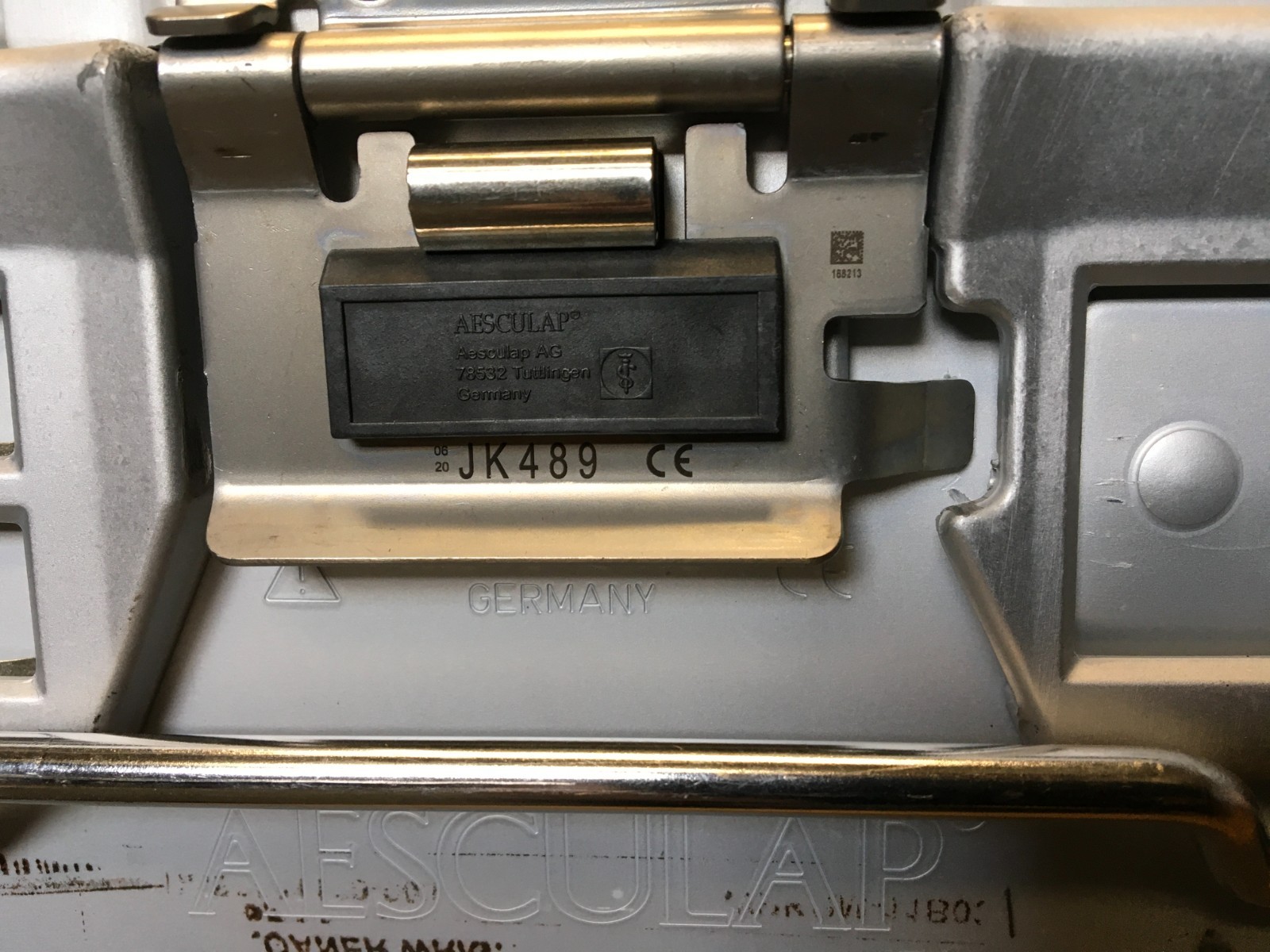 Aesculap JK489 JK444 Surgical Instruments Storage Case Sterilization