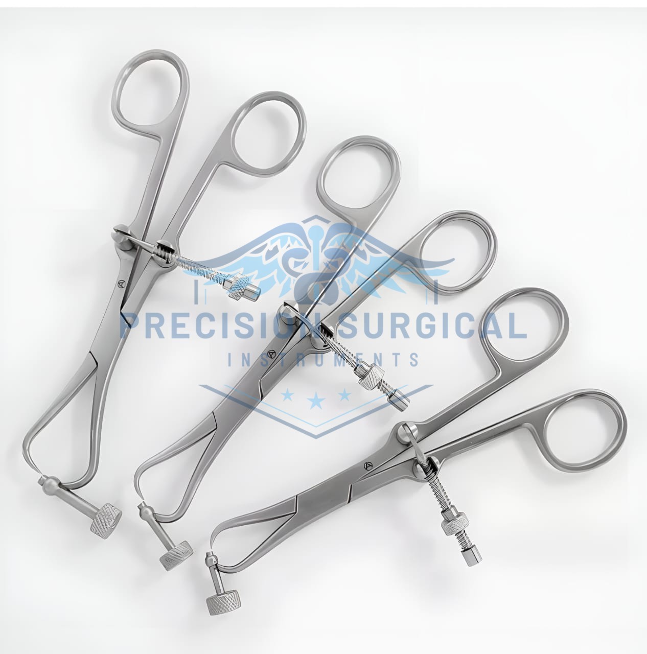 Plate Holding & Drill Guide Forceps Veterinary Orthopedic Instruments Set of 3