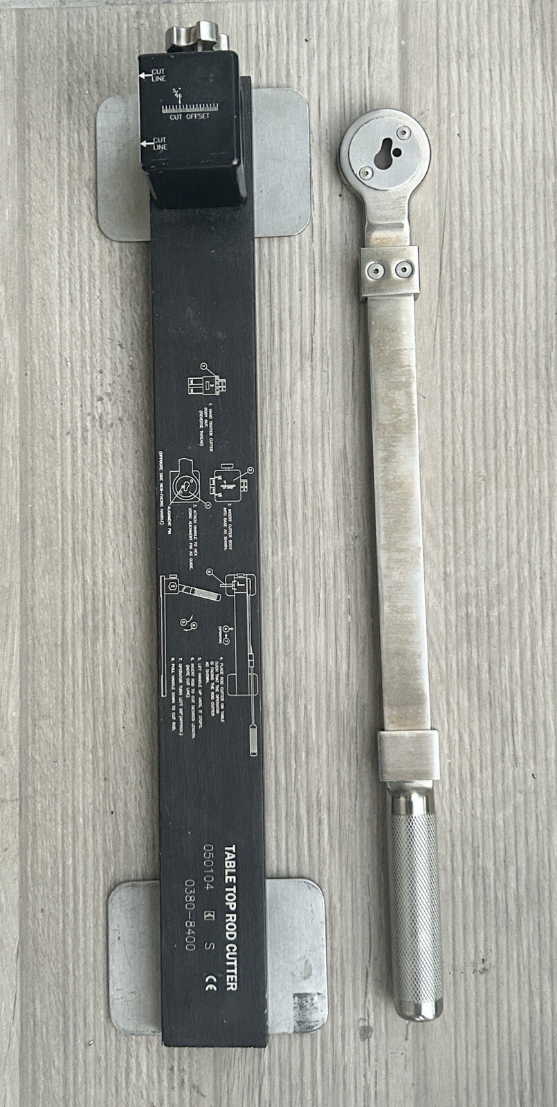 Table Top Rod Cutter Spine Instruments Parts Only