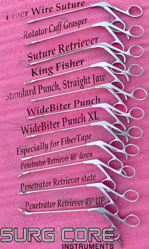 Set Of 11 PCS Of Arthroscopy Shoulder Surgery Instruments German Quality