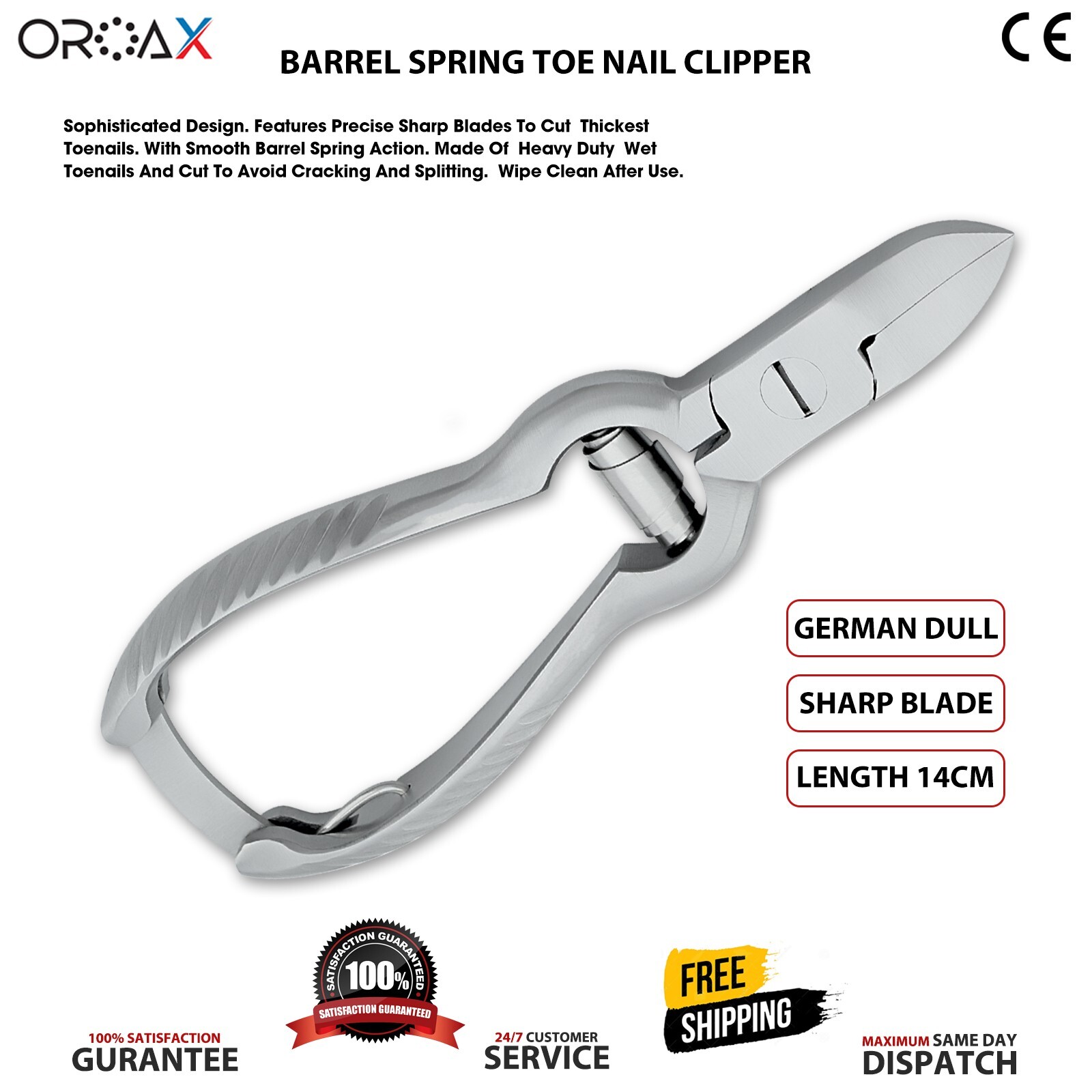 Professional Ingrown Toe Nail Clipper Chiropody Thick Nails Cutter Podiatry