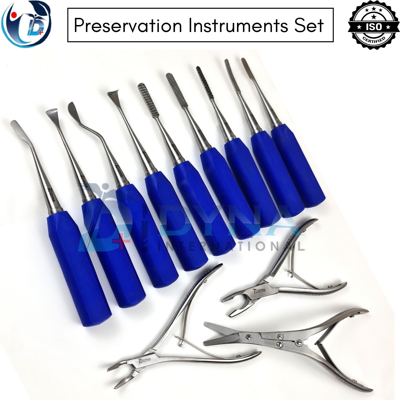 High Quality Rhinoplasty Preservation Instruments Set Blue