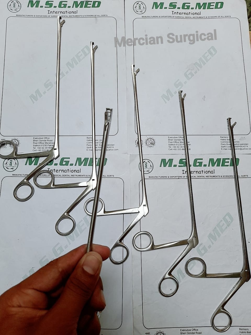 Neurospine Surgical Schumacher Biopsy Forceps 25cm Stainles Steel 3PCS Set Offer