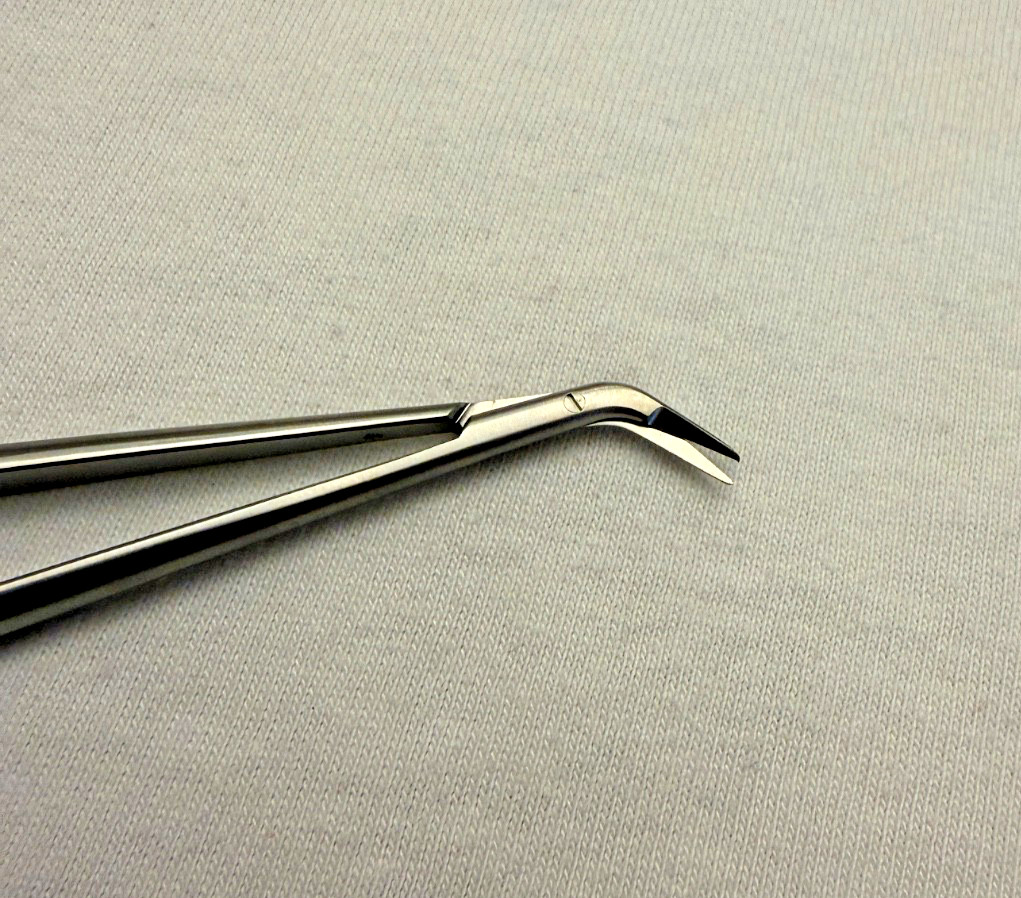 Jarit 310-305 You-Potts Scissor Fine, Round Handle,10mm Blades, 45° Angle 182 mm