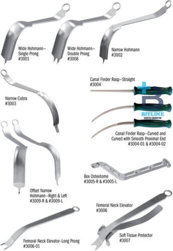 Unger Anterior Total Hip Instruments
