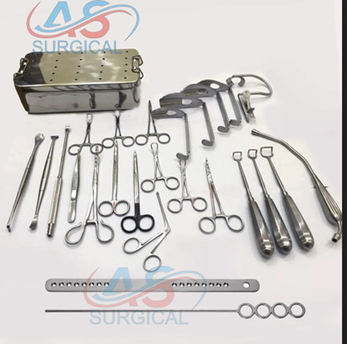 Tonsil Adenoid Surgical Instrument Set 25 Pcs for Tonsillectomy Procedures