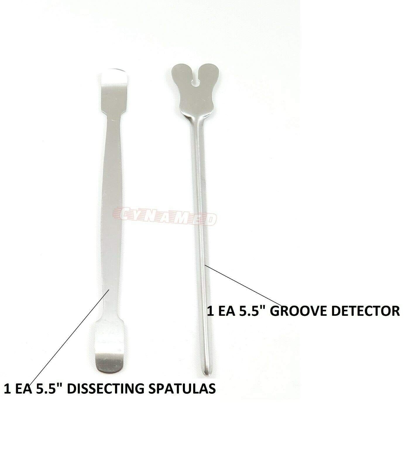 Cynamed 34 Piece Reusable Dissection Kit Stainless Steel Instruments Set