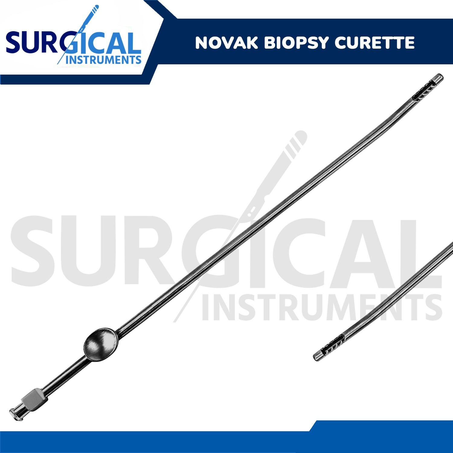 Novak Biopsy Curette Gynecology Surgical Instruments OB/GYN German Grade