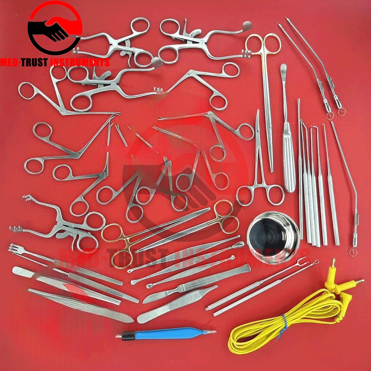 tympanoplasty micro ear surgery instruments set of 41 pieces