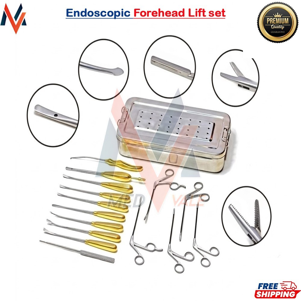 Daniel Endoscopic Forehead Lift set Plastic Surgery Instruments