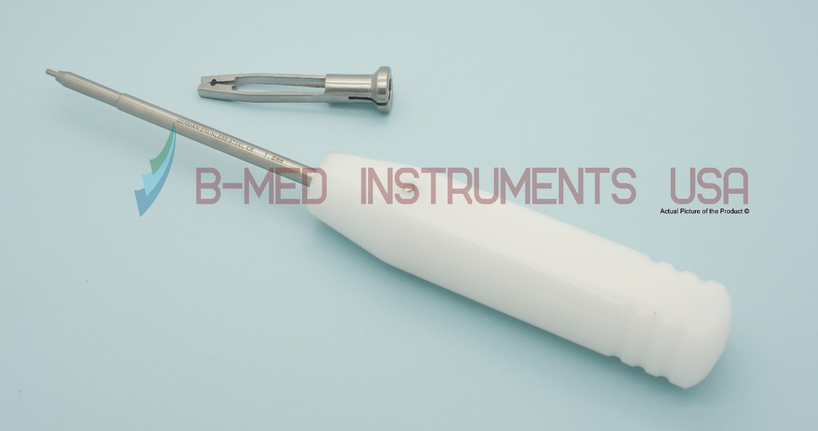 OR Grade Hexagonal Screw Driver Bit 1.5MM Hex With Sleeve Orthopedic Instrument
